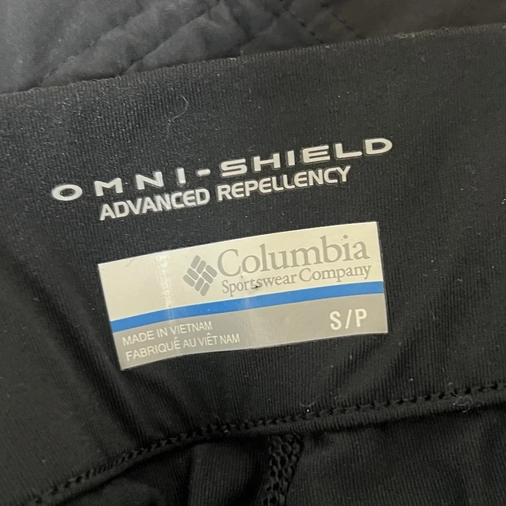 Columbia Skort Womens Small Black Omni Shield Advanced‎ Repellency Hiking Trails